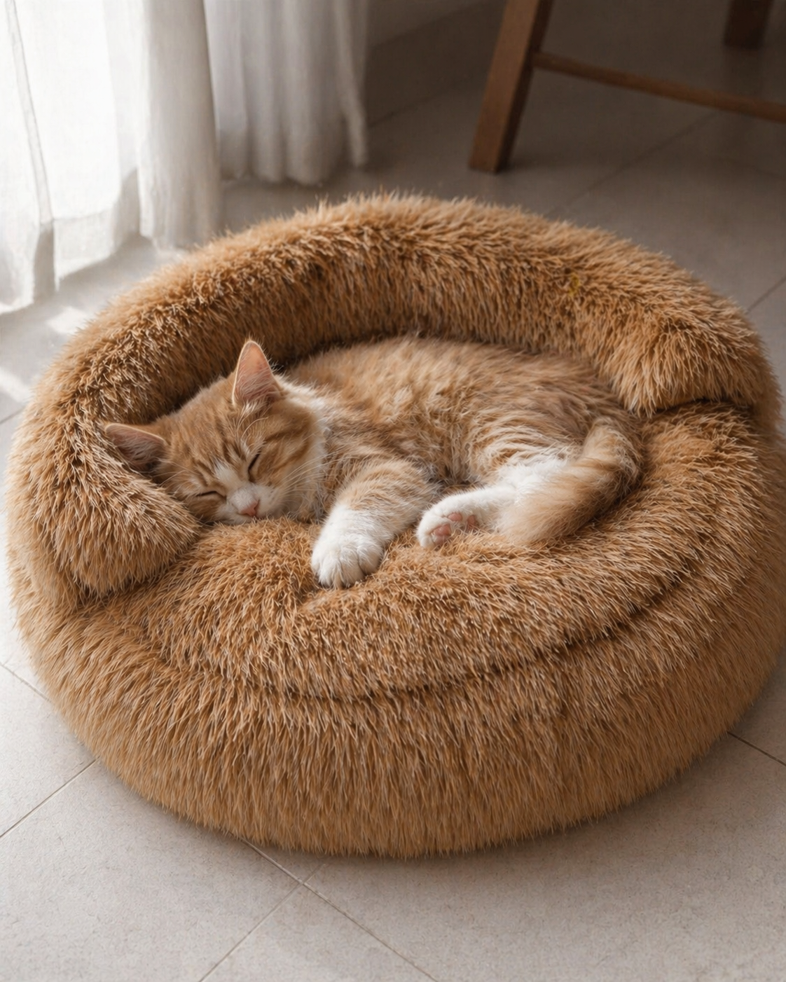 Cama Redonda tipo Sofá para Gatos